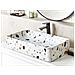 Lavabo Bagno Bianco Effetto Terrazzo 51 X 34 Cm Nules - Foto miniatura 1