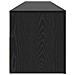 Mobile Porta TV con LED Rovere Nero 120x35x40 cm Multistrato - Foto miniatura 8