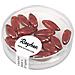 Rayher - 15 Pezzi - Perle In Vetro A Goccia  6x12mm - Colore Rosso/bordeaux - Foto miniatura 1