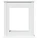 Cornice per Camino Bianca 75x20x87,5 cm in Truciolato - Foto miniatura 4