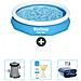 Piscina Fuori Terra - In Giro - 305x66 Cm - Blu - Include Accessori Coordinati Cb38 - Foto miniatura 1