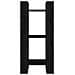 Lusso Casadino -  Libreria/divisorio Nero 41x35x91 Cm In Legno Massello Di Pino - Foto miniatura 2