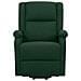 Poltrona Alzapersona Verde Scuro Tessuto - Foto miniatura 3