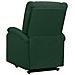 Poltrona Alzapersona Verde Scuro Tessuto - Foto miniatura 4
