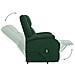 Poltrona Alzapersona Verde Scuro Tessuto - Foto miniatura 5