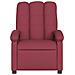 Poltrona Elettrica Reclinabile Rosso Vino in Tessuto - Foto miniatura 9