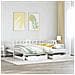 Letto Estraibile con Cassetti senza Materasso Bianco 90x190 cm - Foto miniatura 2
