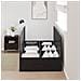 Rete contenitore  Nero Rovere 90x190 cm - Foto miniatura 4