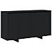 Credenza Nera Nera Legno Ingegnerizzato 135 x 41 x 75 cm - Foto miniatura 1