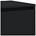 Credenza Nera Nera Legno Ingegnerizzato 135 x 41 x 75 cm - Foto miniatura 9
