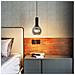 Lampada A Sospensione Vintage Per Sala Da Pranzo, 1 Fiamma Nera, E27, Per Soggiorno - Foto miniatura 2