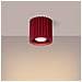 Lampada Da Soffitto Aura 1 Bordeaux Gu10 Sl. 1819 - Minimalist Lampada A Soffitto Borgogna 10x10x10 Cm - Foto miniatura 5