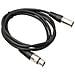 Cavo Di Prolunga Per Microfono Xlr Maschio-femmina - Cavo Audio Bilanciato A 3 Pin  1 M - Foto miniatura 3