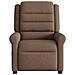 Poltrona Massaggiante Reclinabile Marrone in Tessuto - Foto miniatura 3