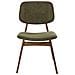 Set Di 2 Sedie Da Pranzo Elaine Legno Marrone Scuro /verde - Foto miniatura 5