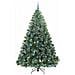 Albero di Natale artificiale con 300 LED Verde 210 cm PE e PVC - Foto miniatura 4