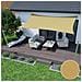 Vela ombreggiante impermeabile 4x3 m Beige - Soluzione per ombrelloni da giardino - Foto miniatura 5