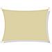 Vela ombreggiante impermeabile 4x3 m Beige - Soluzione per ombrelloni da giardino - Foto miniatura 1