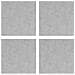 Dischi Quadrati 4 pcs Argento 40 x 40 cm Alluminio - Foto miniatura 1