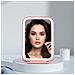 Specchio Led Per Trucco: Portatile, Pieghevole, Ricaricabile Con Controllo Touch E Luce Dimmerabile Pinkgold - Foto miniatura 2