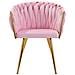 poltrona QS-GW06G rosa - Foto miniatura 2