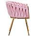 poltrona QS-GW06G rosa - Foto miniatura 4