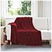 Coperte da Pile 6 pcs Rosso Bordeaux 150 x 200 cm Panno - Foto miniatura 2