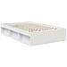 Struttura del letto Bianco 120 x 190 cm Legno multistrato - Foto miniatura 5
