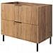 | Mobiletto - 80cm | Marron mat - W /HP 80/77/46cm | Mobili da bagno, pannello MDF, mobile da bagno, mobili da bagno, rovere dorato - Foto miniatura 4