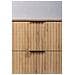 | Mobiletto - 80cm | Marron mat - W /HP 80/77/46cm | Mobili da bagno, pannello MDF, mobile da bagno, mobili da bagno, rovere dorato - Foto miniatura 5