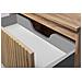 | Mobiletto - 80cm | Marron mat - W /HP 80/77/46cm | Mobili da bagno, pannello MDF, mobile da bagno, mobili da bagno, rovere dorato - Foto miniatura 8
