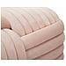 Panca Softy In Velluto Rosa Cipria Con Nodo Centrale 90x45x45 Cm - Foto miniatura 5