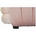 Panca Softy In Velluto Rosa Cipria Con Nodo Centrale 90x45x45 Cm - Foto miniatura 7