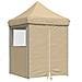 Tenda Party Beige 200 x 200 x 306 cm Tessuto Oxford - Foto miniatura 1