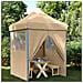 Tenda Party Beige 200 x 200 x 306 cm Tessuto Oxford - Foto miniatura 2