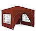 Tenda per feste a pop-up 290 x 290 x 245 cm Terracotta - Foto miniatura 1