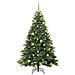 Albero di Natale artificiale con 300 LED Verde 180 cm PE e PVC - Foto miniatura 4