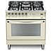 PBIG86MFT / C Cucina a Gas 5 Zone Cottura con Forno Elettrico Classe A Dimensioni 80 x 60 cm Colore Avorio - Foto miniatura 1
