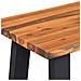 Panca In Legno Massello Di Acacia 160 Cm - Foto miniatura 5