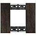 Placca Living Now 2 Moduli Colore Legno Noce Ka4802lg - Foto miniatura 1