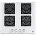Piano Cottura FHNS 604 4G WH C a Gas 4 Fuochi Gas Colore Bianco - Foto miniatura 1