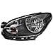 Proiettore Faro Destro Dx Volkswagen Up Cornice Nera 11> H4 - Foto miniatura 1