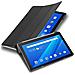 Custodia Per Tablet Compatibile Con Lenovo Tab M10 (10.1"" Zoll) In Nero Satin - Coperchio Protettiva Ultra Sottile Senza Funzione Auto Wake Up E Stand - Foto miniatura 1