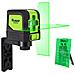 9011g Croce Linea Laser Autolivellante Orizzontale Fascio Verde E Livello Laser Linea Verticale Con Visibilità 30m, Laser Luminoso Con Base Pivotante Magnetica E Porta Laser - Foto miniatura 1
