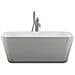 Vasca Da Bagno Freestanding Rettangolare Acrilico Bianco Lucido 3 Misure *** Misure : 160x80x58 Cm - Foto miniatura 1