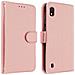 Custodia Galaxy A10 Portacarte Funzione Supporto Cover Silicone - Rosa Gold - Foto miniatura 1