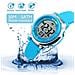 Guarda Sport Bambini Digitale Per Ragazzi Ragazze Orologi Impermeabili Kid Elettrici Esterni Con Cronometro Allarme Di 7 Colori Led Luminescenti Per Bambini Della Giovent - Blu - Foto miniatura 3