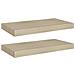 Scaffali A Parete 2 Pz Rovere 50x23x3,8 Cm In Mdf - Foto miniatura 2