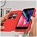 Custodia Iphone 6, 6s, 7, 8 E Se 2020 Portafoglio Funzione Supporto Video Rossa - Foto miniatura 3