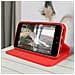 Custodia Iphone 6, 6s, 7, 8 E Se 2020 Portafoglio Funzione Supporto Video Rossa - Foto miniatura 4